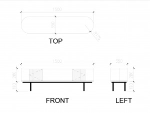 Cabinet tivi 3D 模型