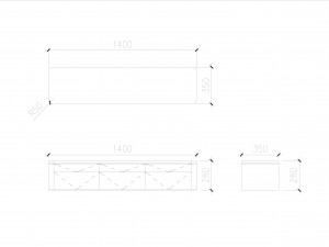 Cabinet tivi 3D 模型