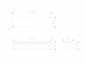 Cabinet tivi 3D Model