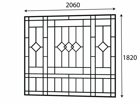 Wrought iron 3D-Modell