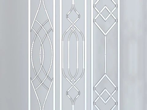 Wrought ironVray 3D Model