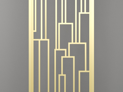 Wrought iron steel 3D Модель