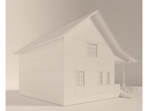 Casa Modello 3D