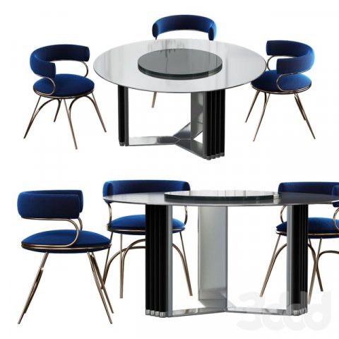 Table 3D Model .c4d .max .obj .3ds .fbx .stl .blend 