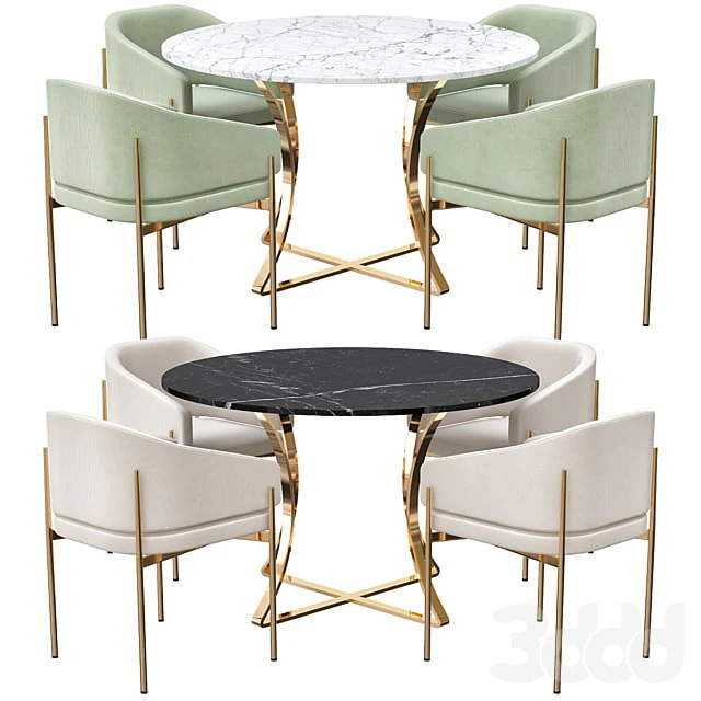 Table 3D Model .c4d .max .obj .3ds .fbx .stl .blend 