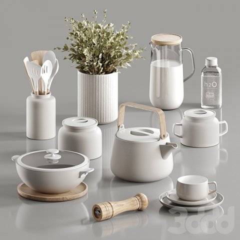 Posuda 3D-Modell .c4d .max .obj .3ds .fbx .stl .blend 
