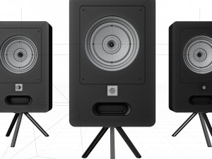 3 Speakers Model 3D