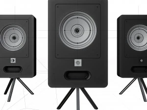 3 Speakers 3D Model