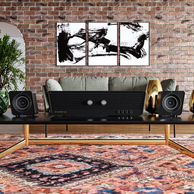Audio System retro Model 3D .c4d .max .obj .3ds .fbx .stl .blend 