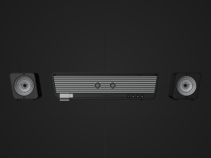 Audio System retro Model 3D