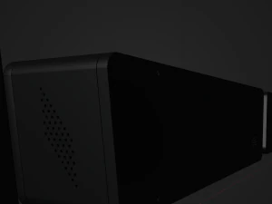 Sistem Audio retro Model 3D