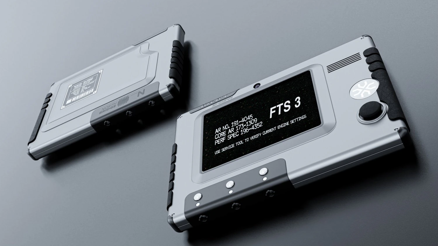 Sci-Fi Tablet 3D Model .c4d .max .obj .3ds .fbx .stl .blend 