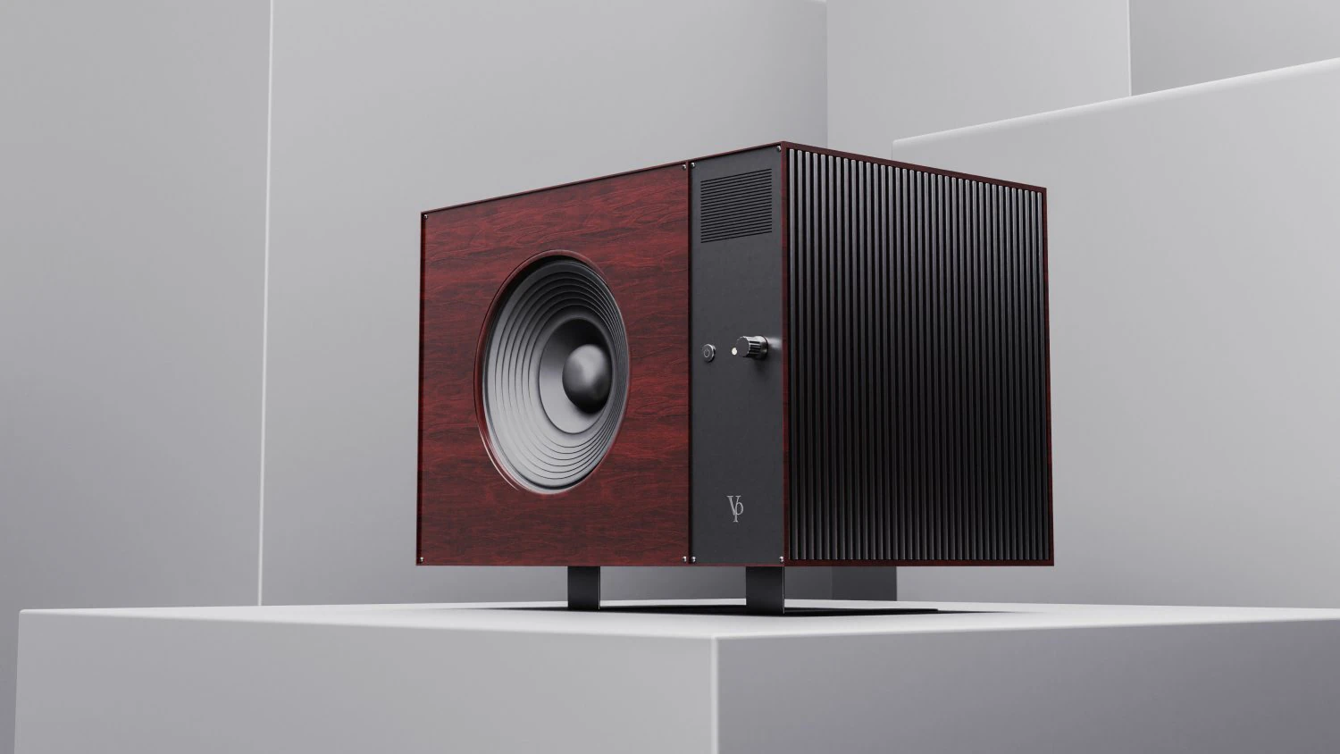 Wooden audio speaker 3D Model .c4d .max .obj .3ds .fbx .stl .blend 