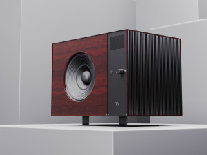 Wooden audio speaker Modelo 3D