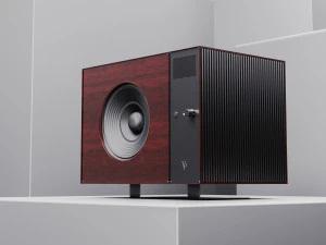 목재 오디오 스피커 3D 모델