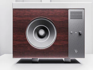 Wooden audio speaker 3D Model