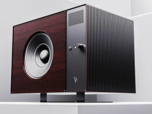 Wooden audio speaker 3D Model