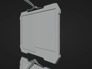 Sci-fi Displays 3D Model