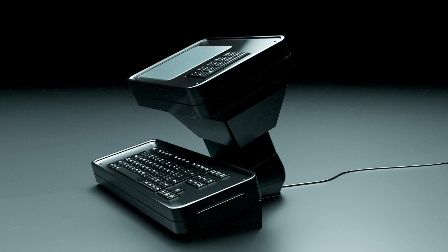 Old PC 3D Model .c4d .max .obj .3ds .fbx .stl .blend