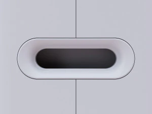 Alto-falante Branco Modelo 3D