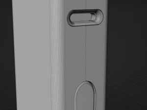 Alto-falante Branco Modelo 3D