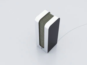 Alto-falante Branco Modelo 3D