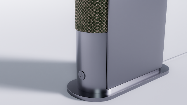 Metal speaker Modelo 3D .c4d .max .obj .3ds .fbx .stl .blend 
