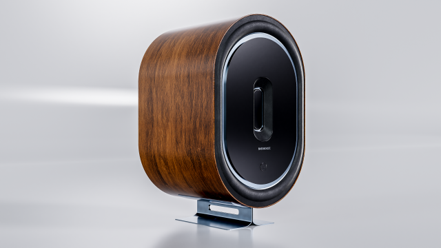Speaker Wood bass boost Modelo 3D .c4d .max .obj .3ds .fbx .stl .blend 