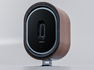 Speaker Wood bass boost Modelo 3D
