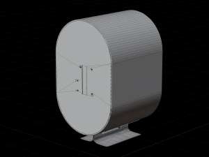 Speaker Wood bass boost Modelo 3D