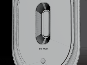 Speaker Wood bass boost Modelo 3D