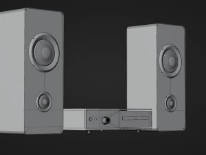 Audio device NF9 Metal 3D Model