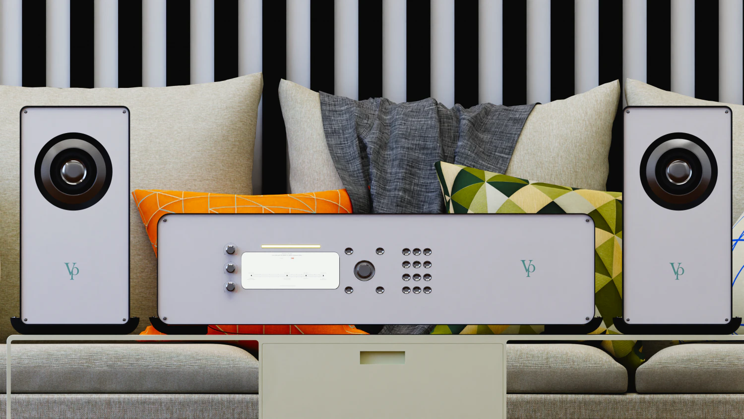 Audio station NF6 3D Model .c4d .max .obj .3ds .fbx .stl .blend 