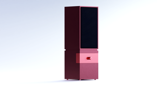 Metal speaker 3Dモデル .c4d .max .obj .3ds .fbx .stl .blend 