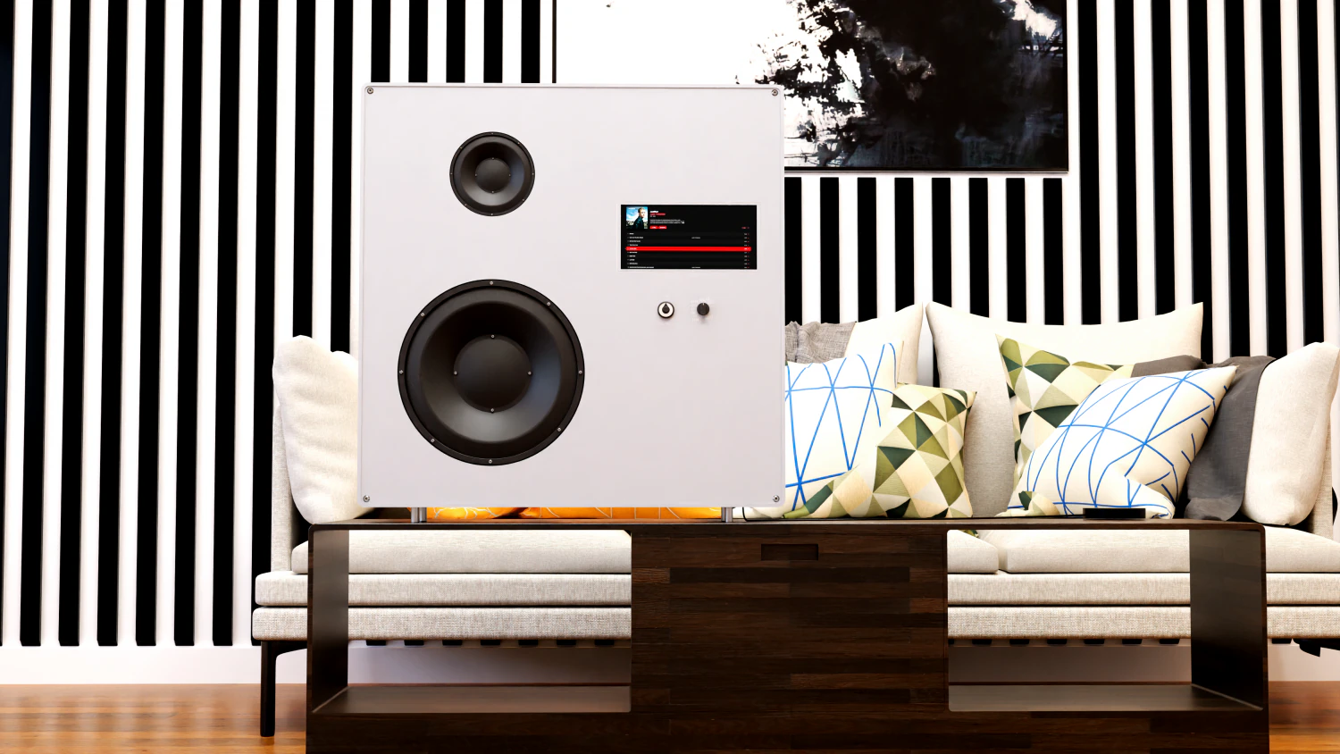 Audio System 3D Model .c4d .max .obj .3ds .fbx .stl .blend 