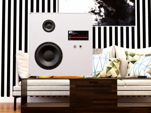 Sistema de &aacute;udio Modelo 3D