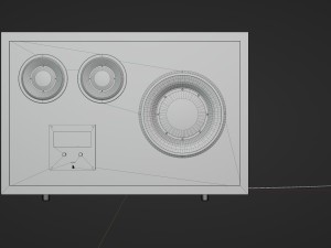 Transparent audio system Modèle 3D