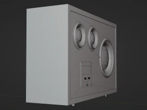 Transparent audio system 3D Model