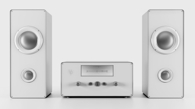 Audio System 3D Model .c4d .max .obj .3ds .fbx .stl .blend 