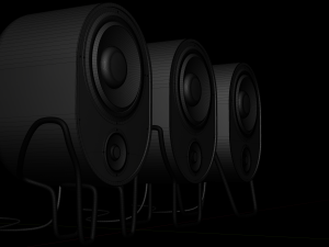 Speakers 3D 模型