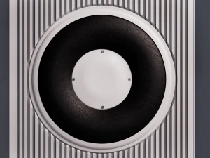 스피커 로우 폴리 3D 모델