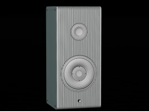 스피커 로우 폴리 3D 모델