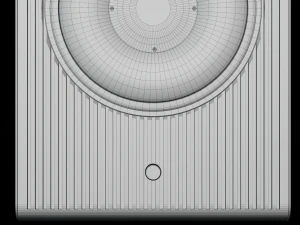 스피커 로우 폴리 3D 모델