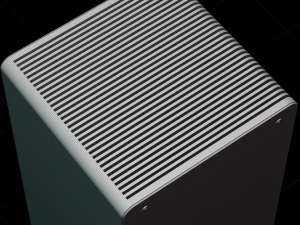 스피커 로우 폴리 3D 모델