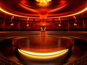 Interior of a closed club of interests 3D 모델
