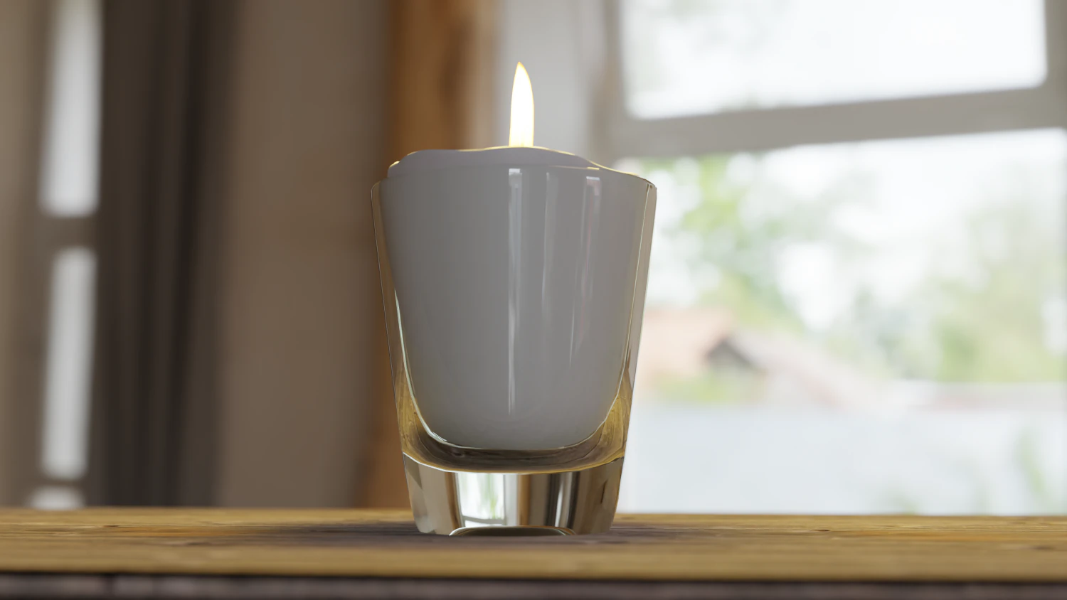 Kerze 3D Modell .c4d .max .obj .3ds .fbx .stl .blend 