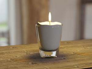 Candle Modelo 3D