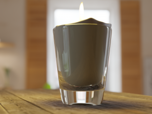 Candle Modelo 3D