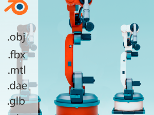 Industrial robotic arm for welding Modelo 3D