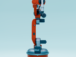 Industrial robotic arm for welding Modelo 3D
